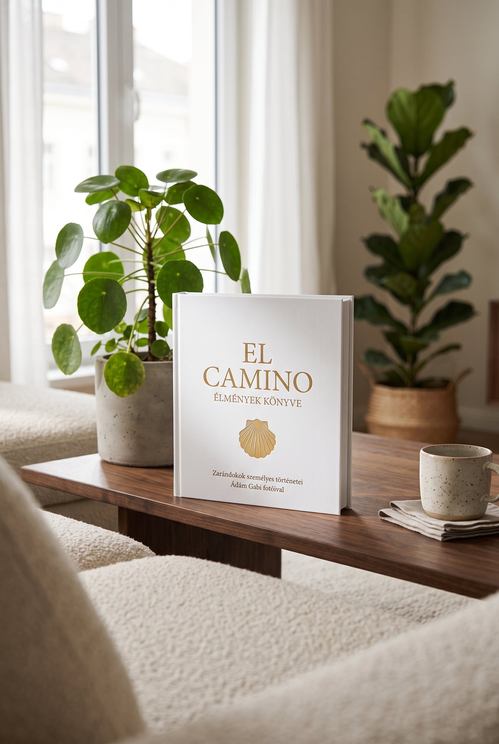 El Camino – Élmények Könyve, fehér, aranyozott keményborítós album