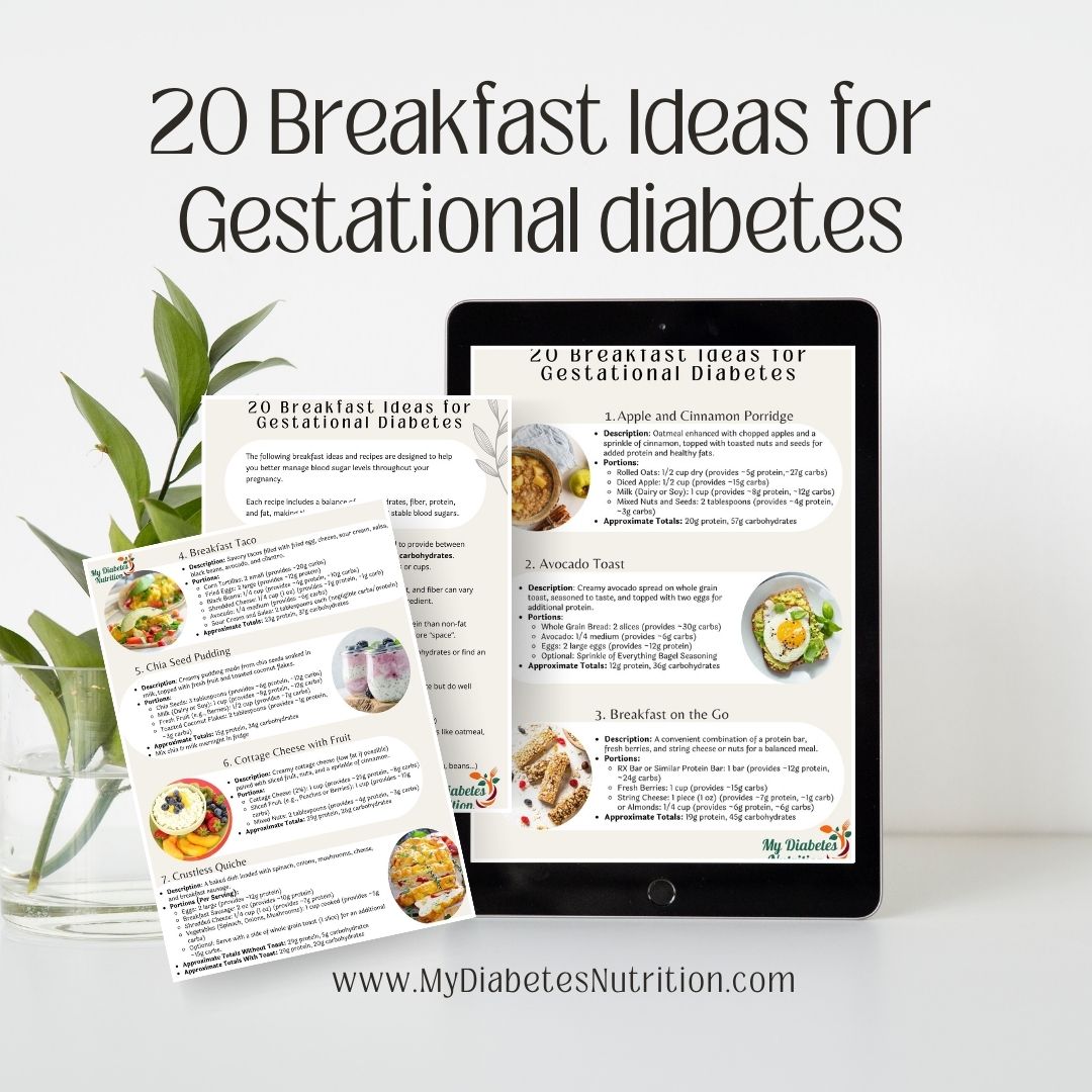 20 Breakfast Ideas For Gestational Diabetes   My Diabetes ...