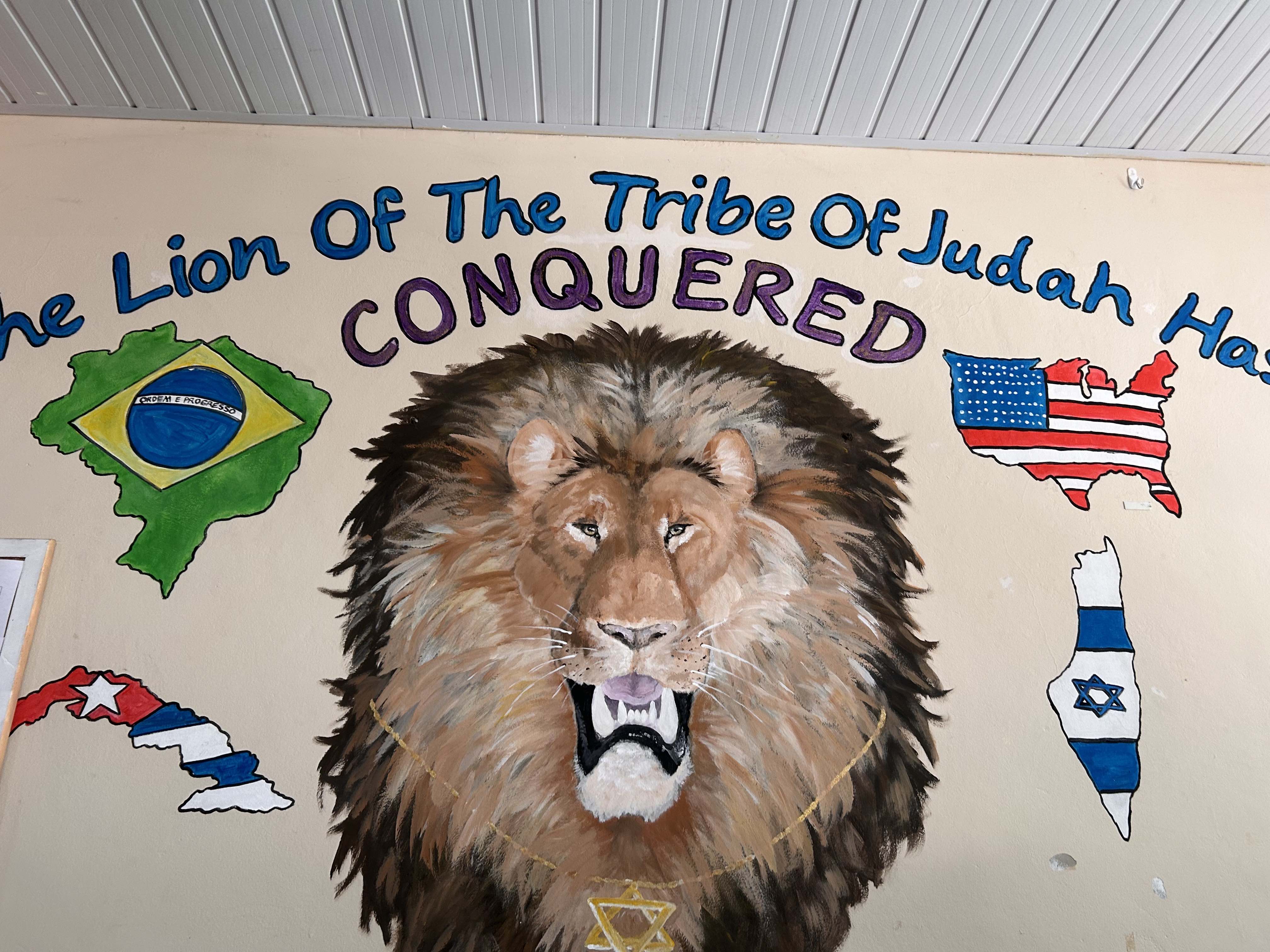 Lion Mural in Missions House