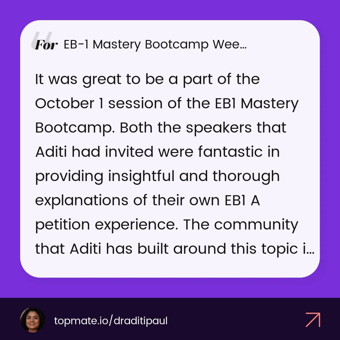 Bootcamp testimonial