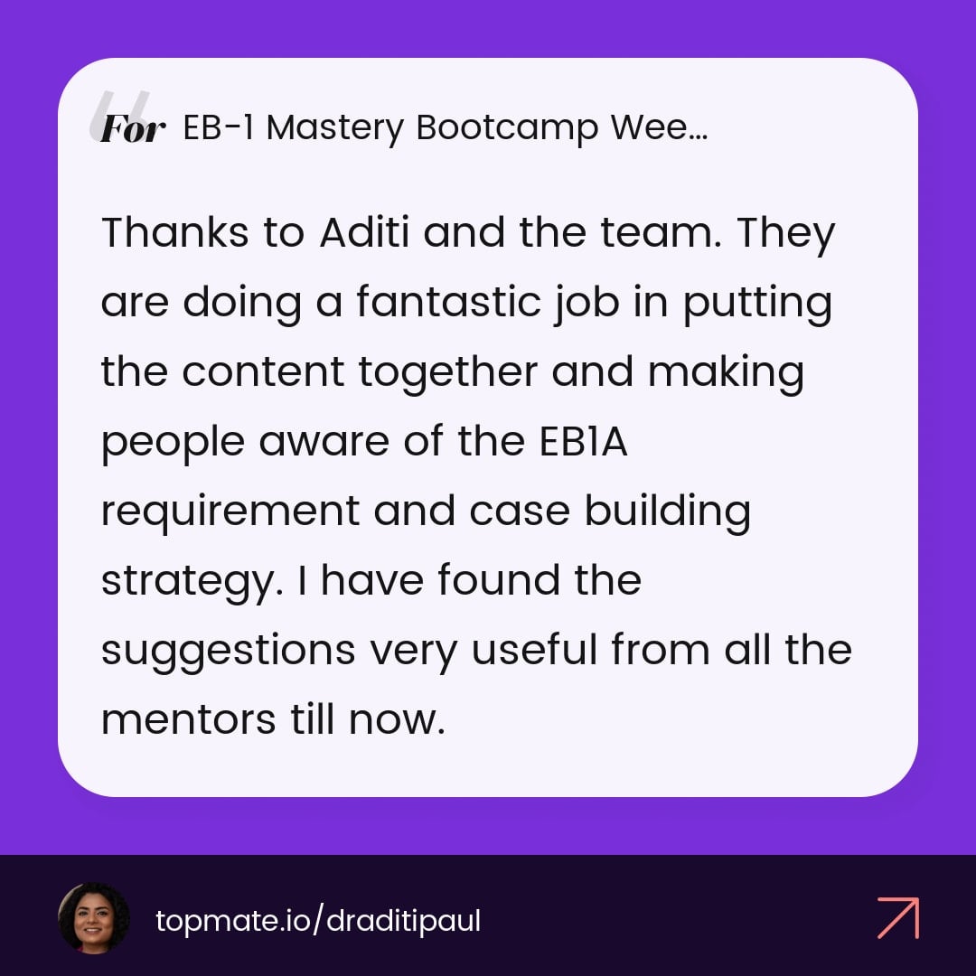 Bootcamp testimonial