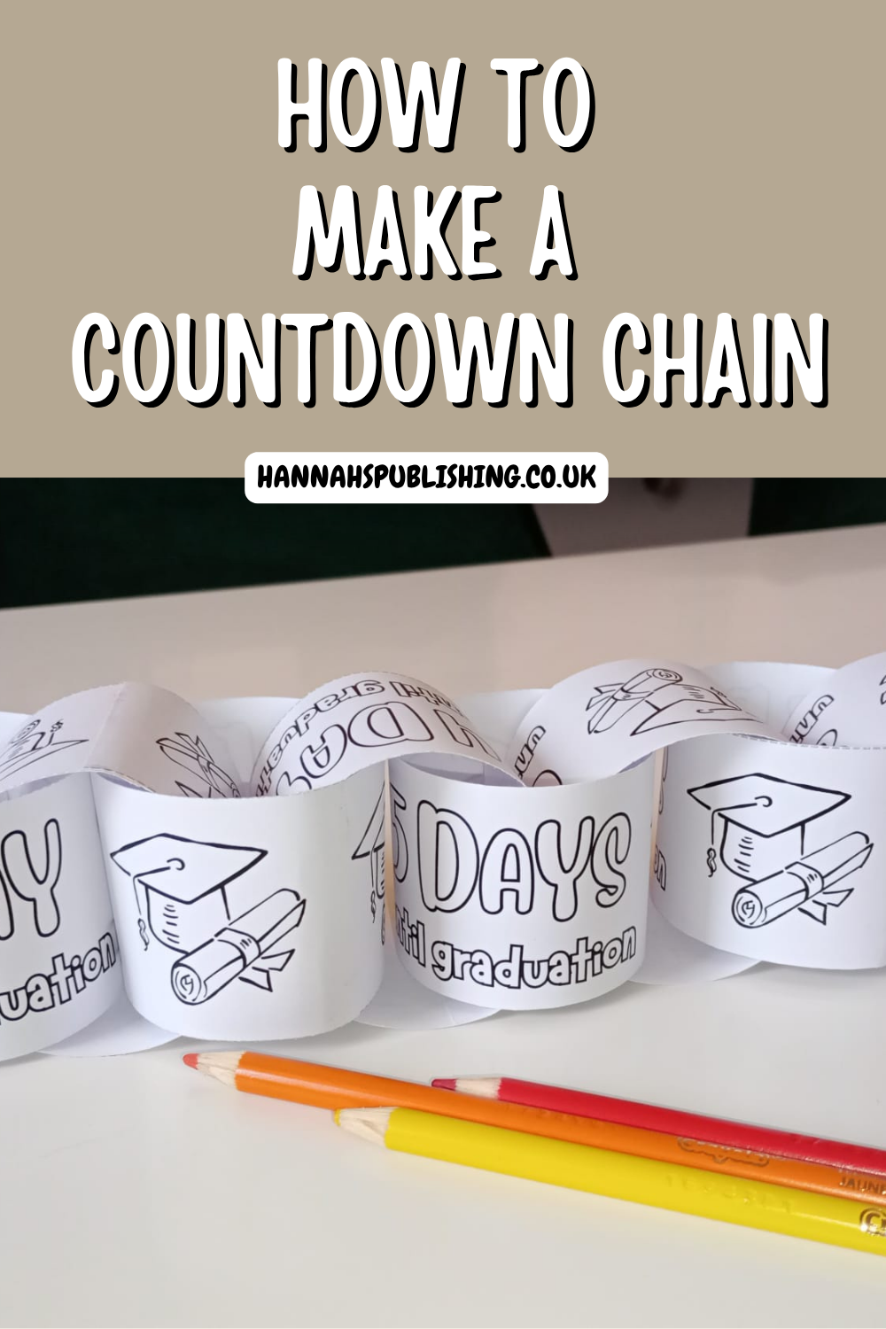 How to Make a Countdown Chain (DIY + Printable Templates!)