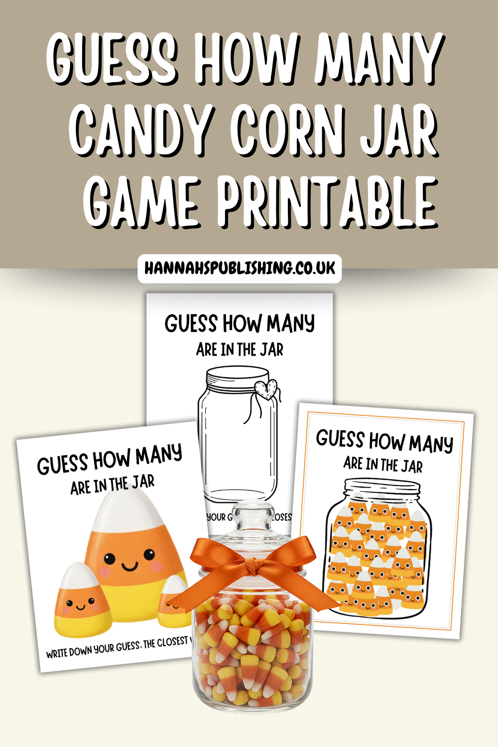 guess how many are in the jar guessing game halloween or thanksgiving