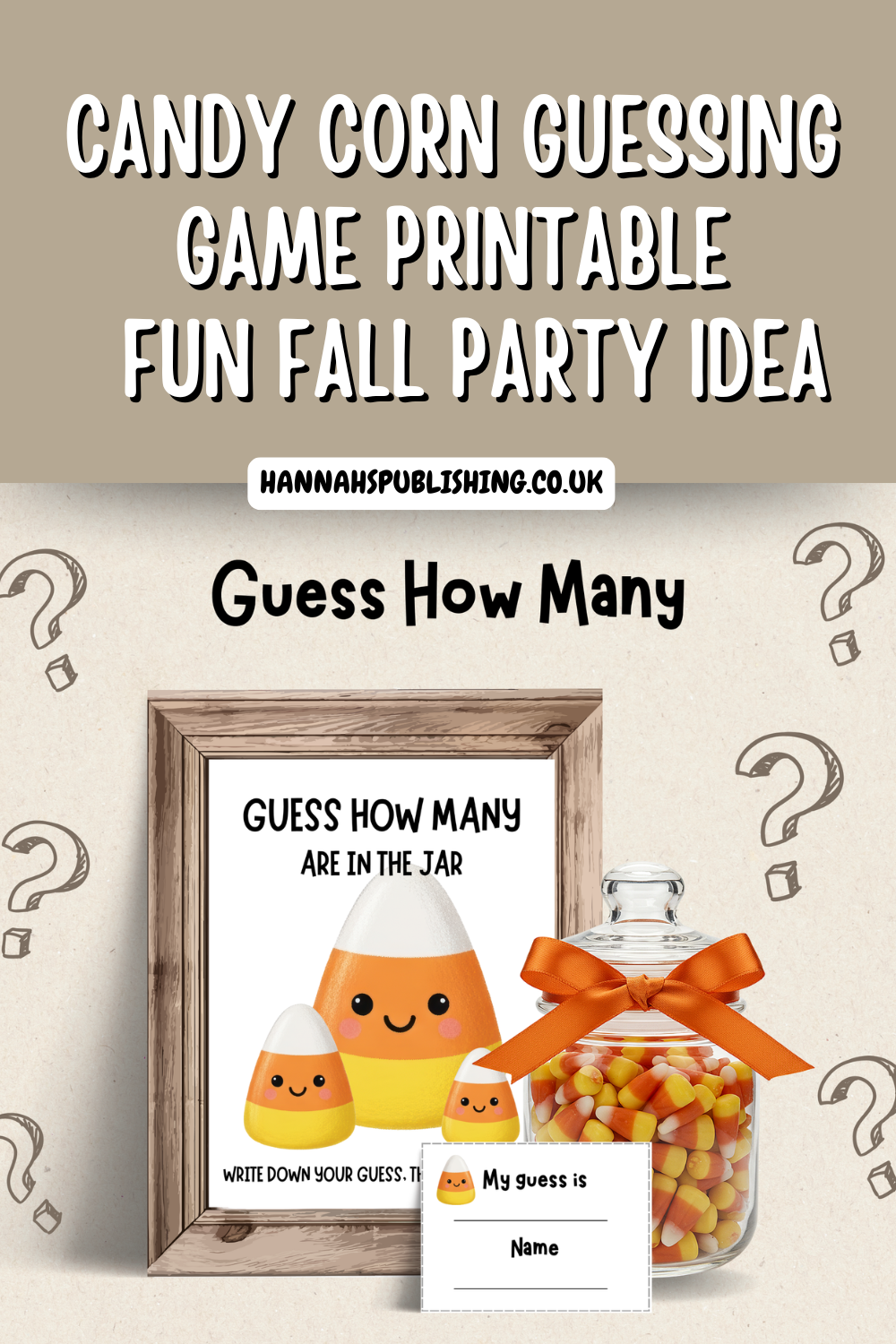 guess how many are in the jar guessing game halloween or thanksgiving