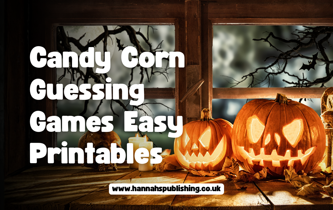 Guess How Many Candy Corn Jar Game Printable: A Fun & Sweet Jar Game Halloween, Thanksgiving & More