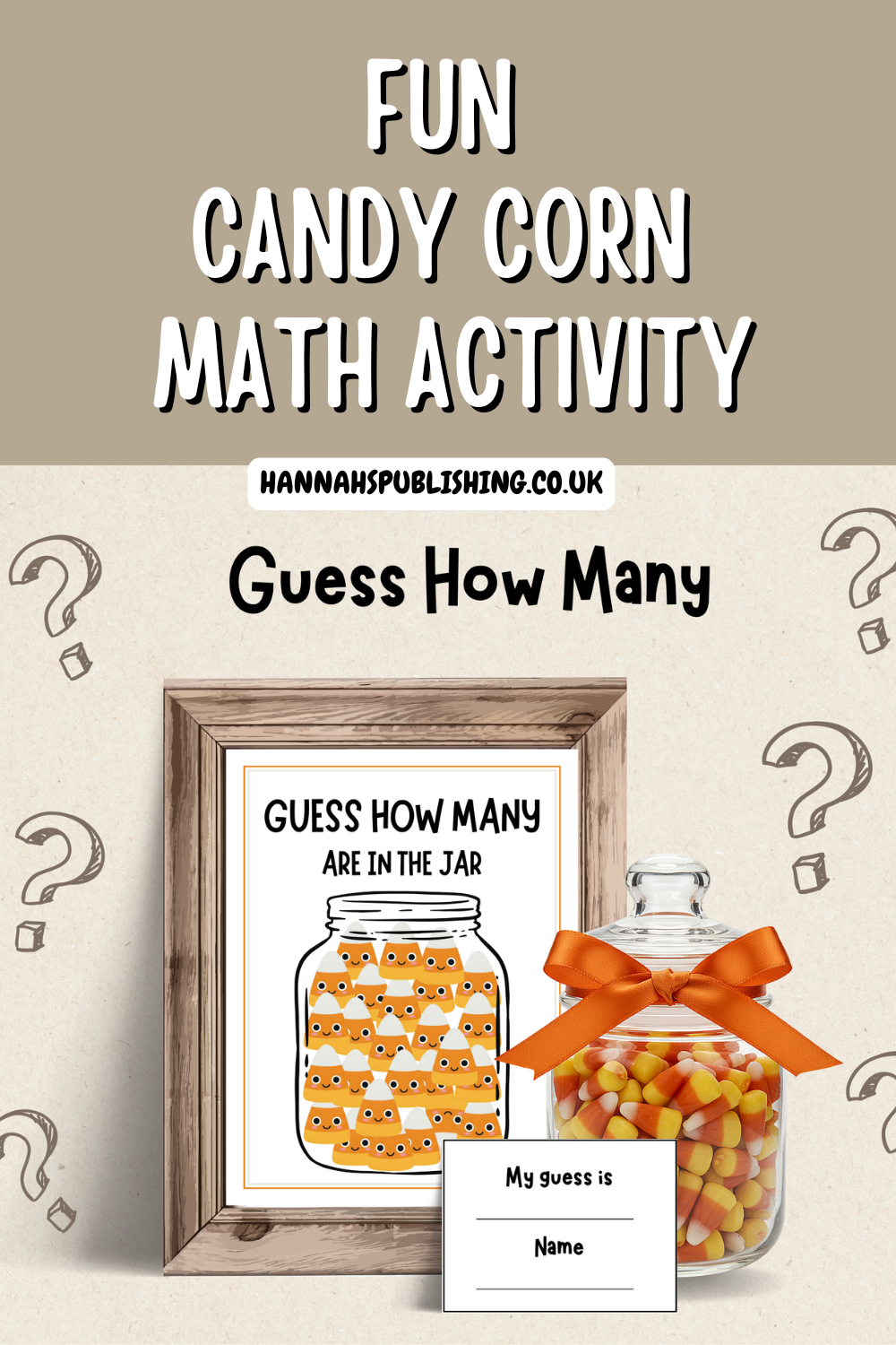 candy corn guessing game printable