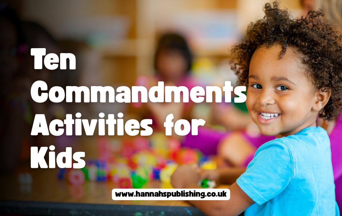 Ten Commandments Activities for Kids — Word Search, Craft & Coloring Pages