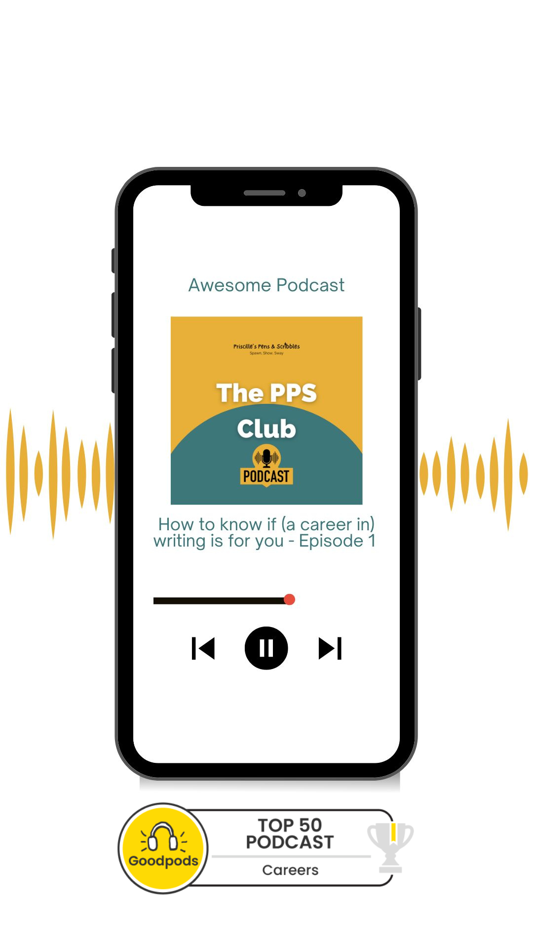 podcast smartphone mockup