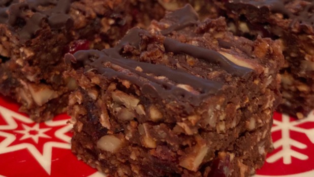 Chocolate Rocky Road Slice