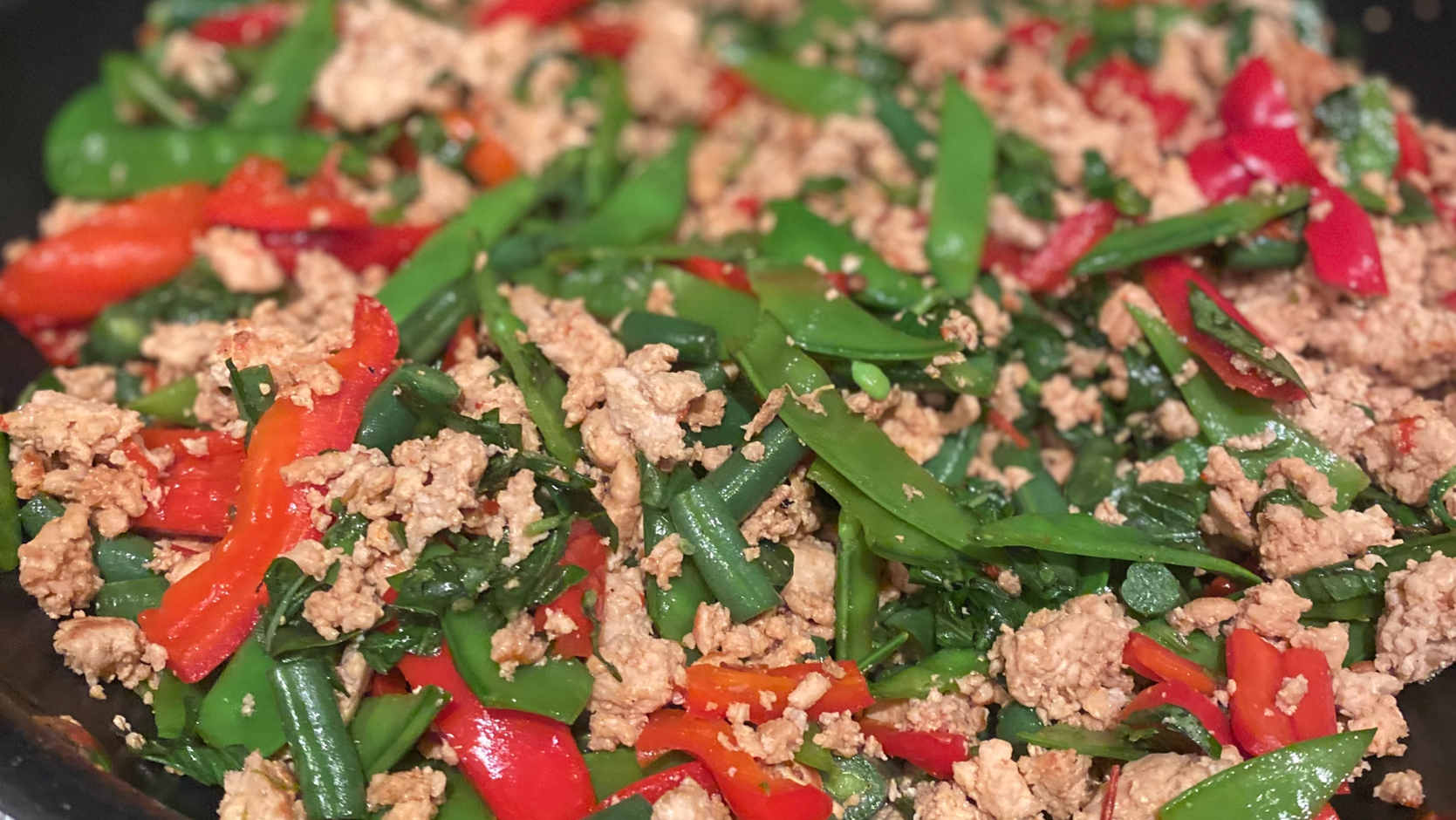 Stir-Fried Chicken with Basil