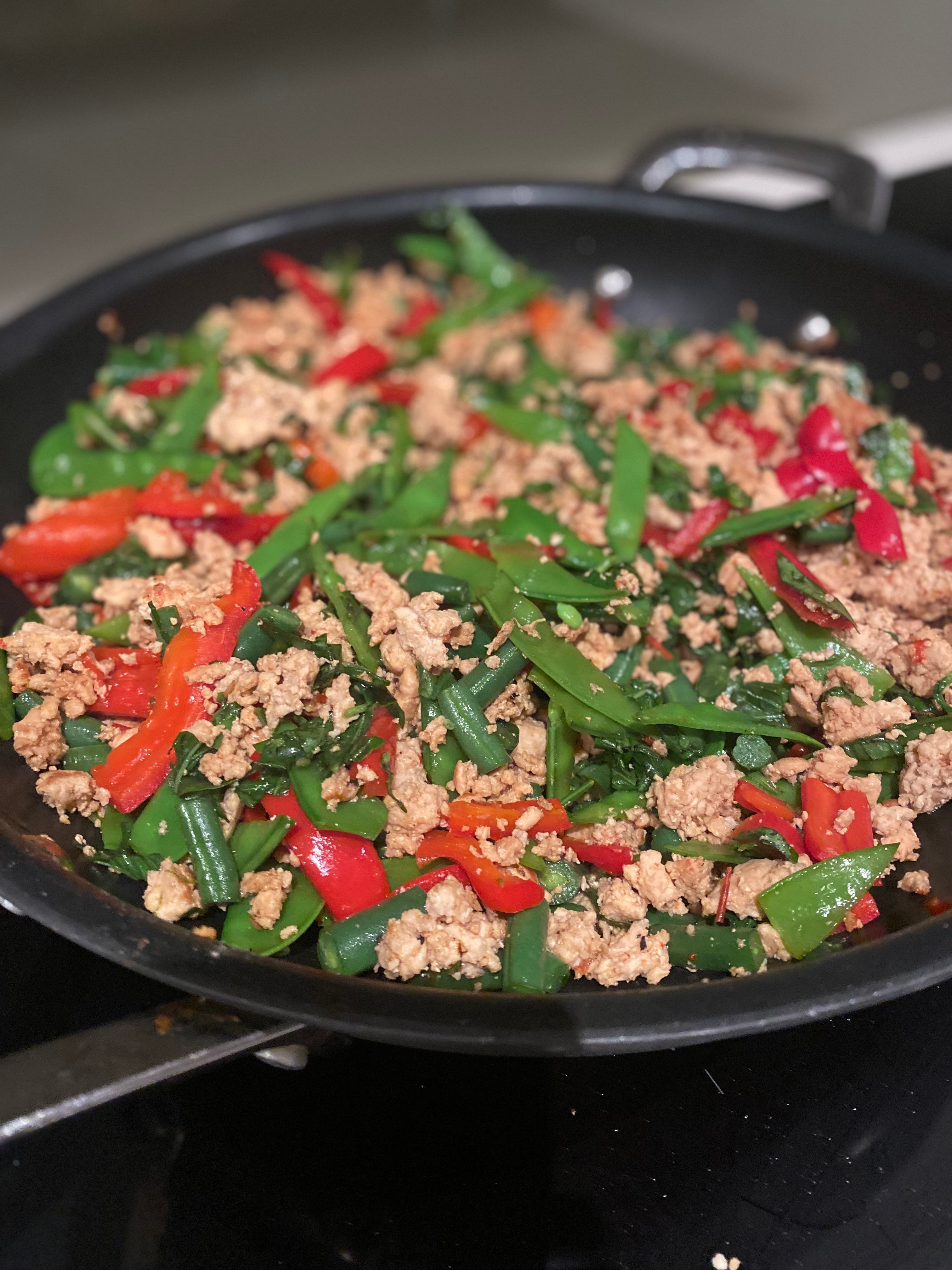 Stir-Fried Chicken with Basil