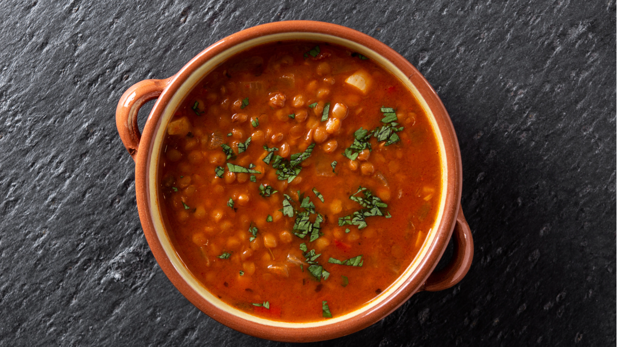 Moroccan Lamb and Lentil Soup
