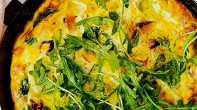 Roasted Capsicum, Sweet Potato & Pumpkin Frittata
