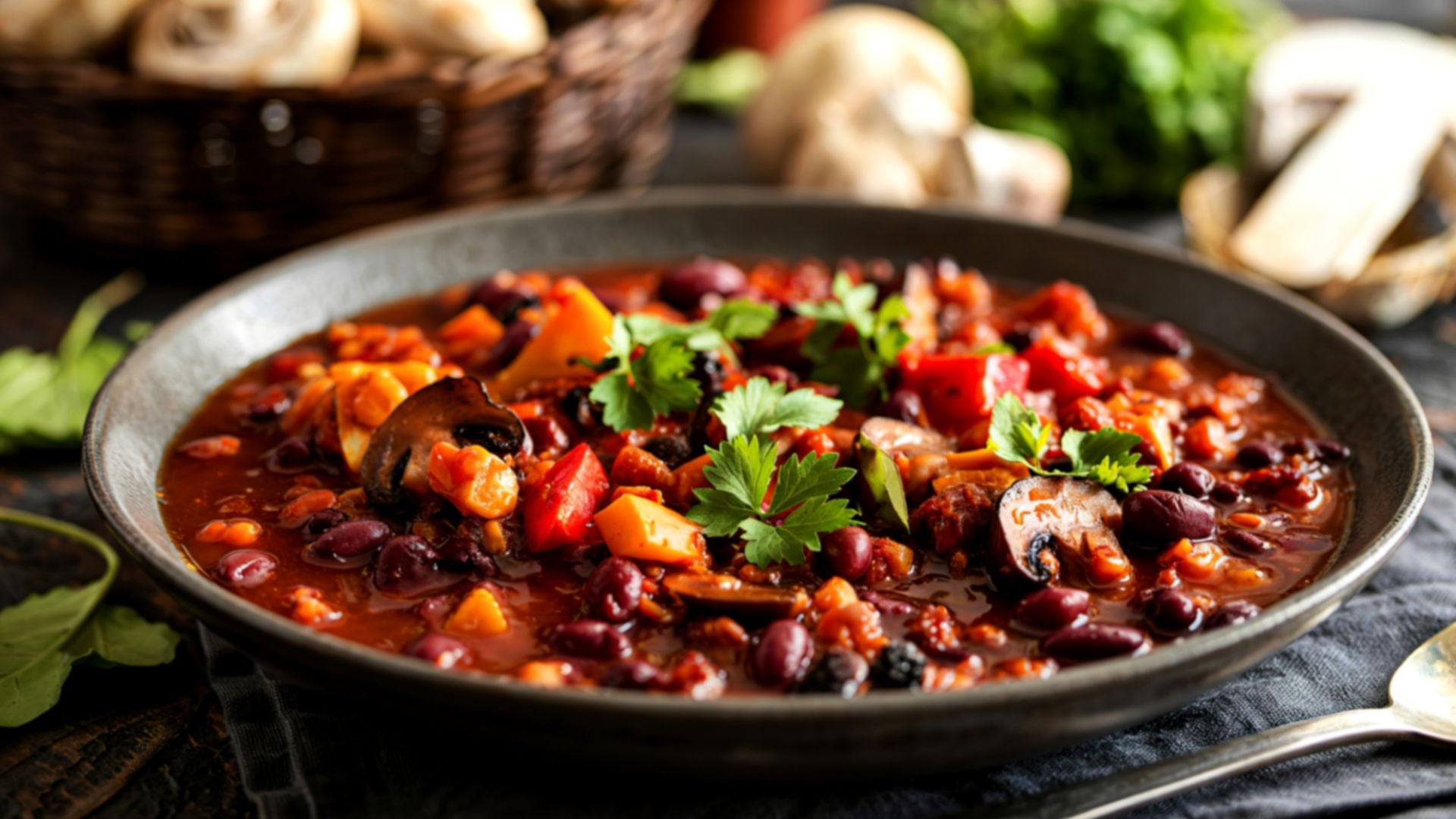 Vegetarian Two Bean Chilli