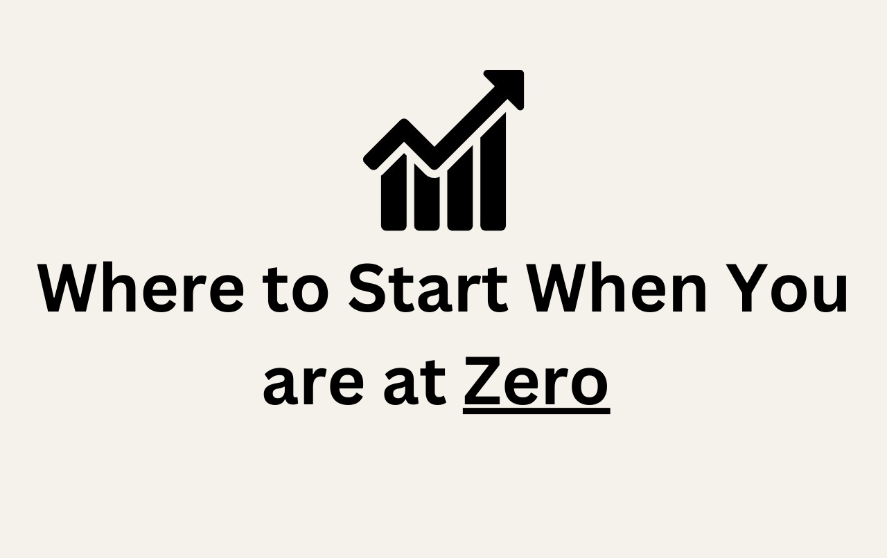 Your business is at zero.. Now what?