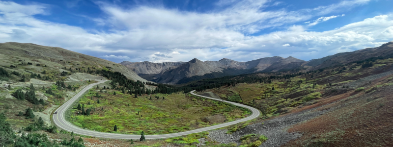 Summer scene of Colorado