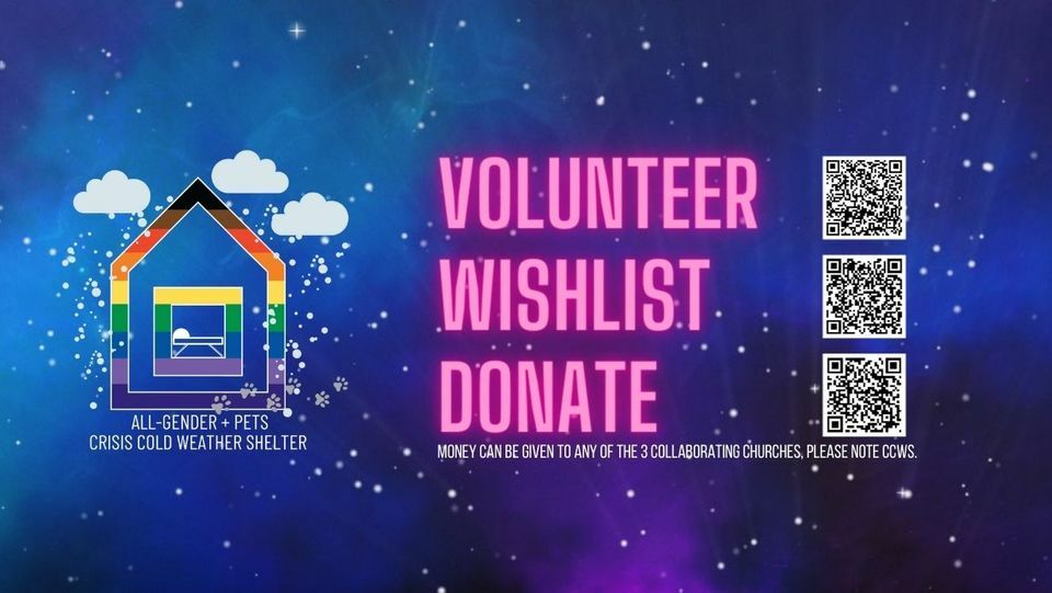 Cold Weather Shelter Volunteer Opportunity
