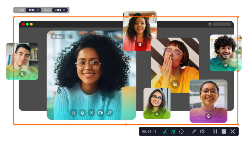 Screenshot from Zoom screen time coaching session