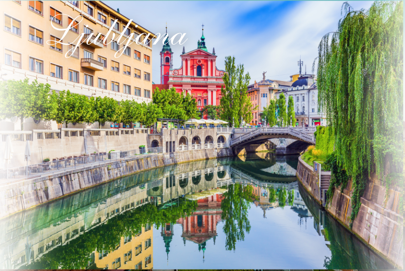 Ljubljana old town and river — CarGip luxury transfer