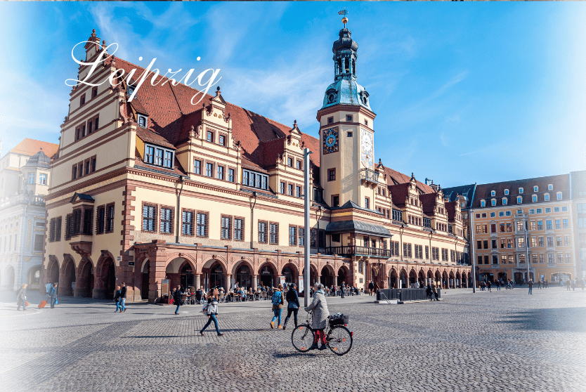 Leipzig city center and St. Thomas Church — CarGip Europe travel
