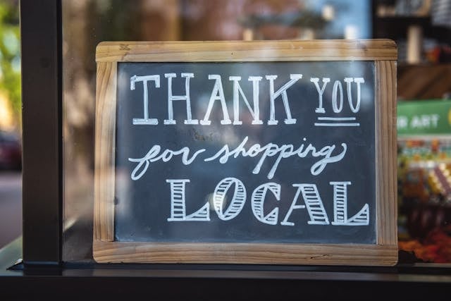 A chalkboard with the words 