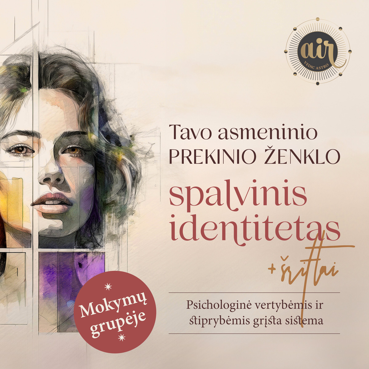 spalvu kursas, spalvu gidas, spalvine analize, mokymai spalvinis identitetas
