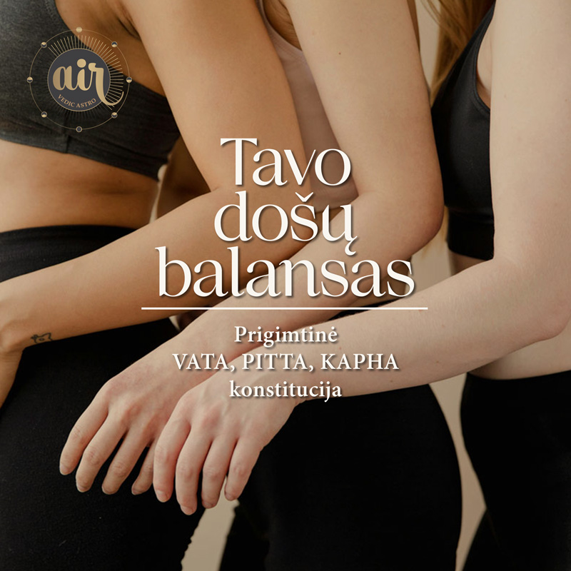 Prigimtinis Došų Vata Pitta Kapha balansas Prakriti, apskaičiuok savo prigimtinę kūno konstituciją,