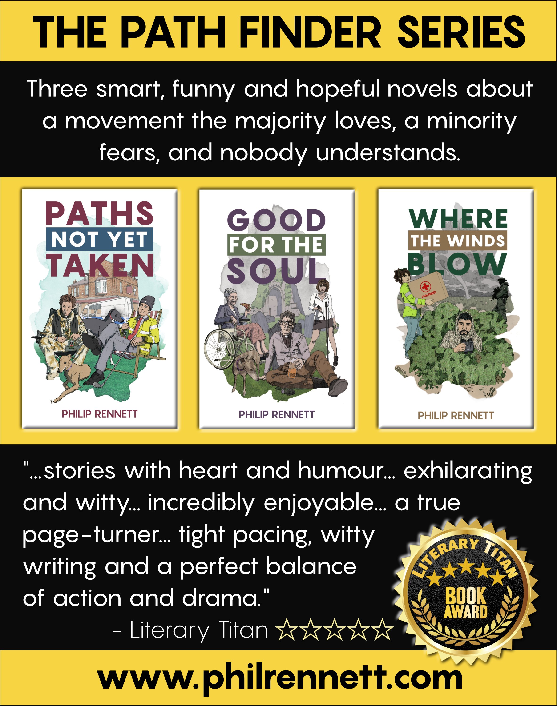 Three books. Three Gold Awards for Fiction!