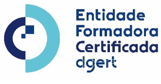 Logótipo oficial da DGERT - Certificação de Entidade Formadora de Vânia Bernardino - EFT e Mentoria