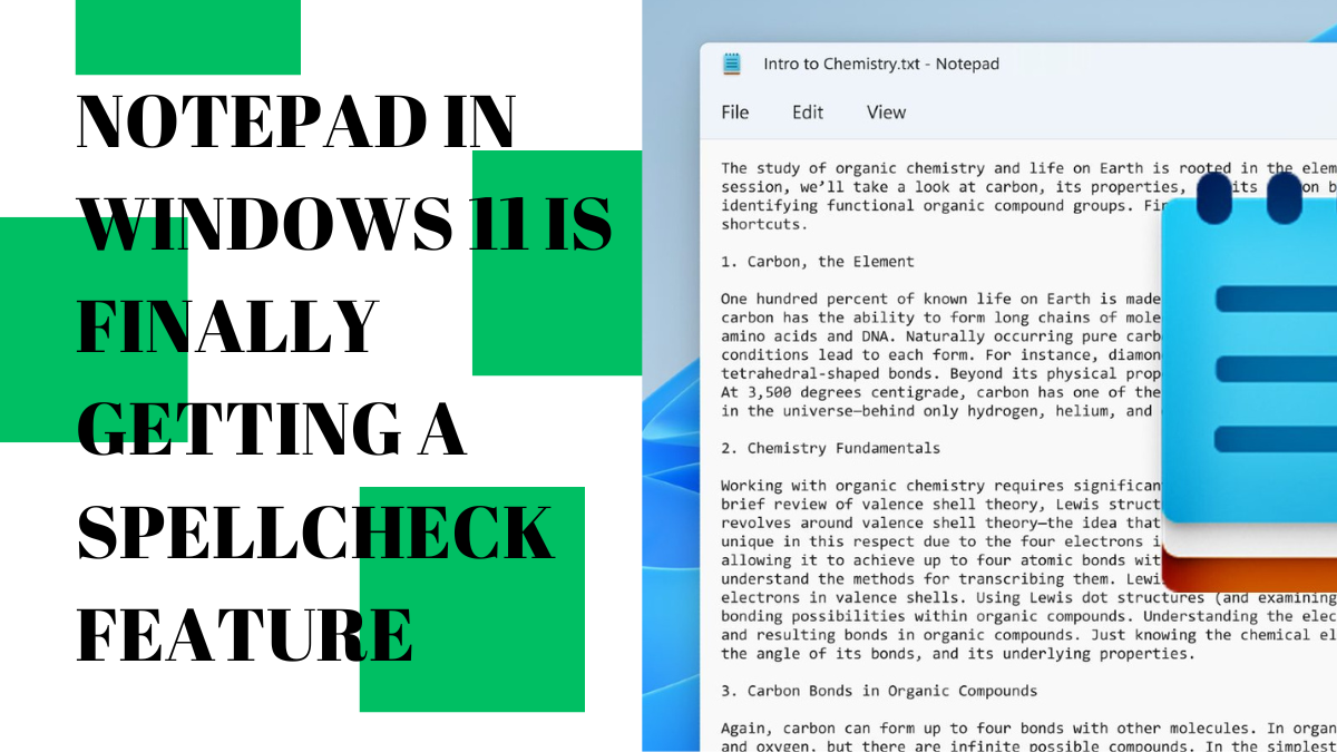 Spell checker feature finally added to Windows 11 Notepad 😲