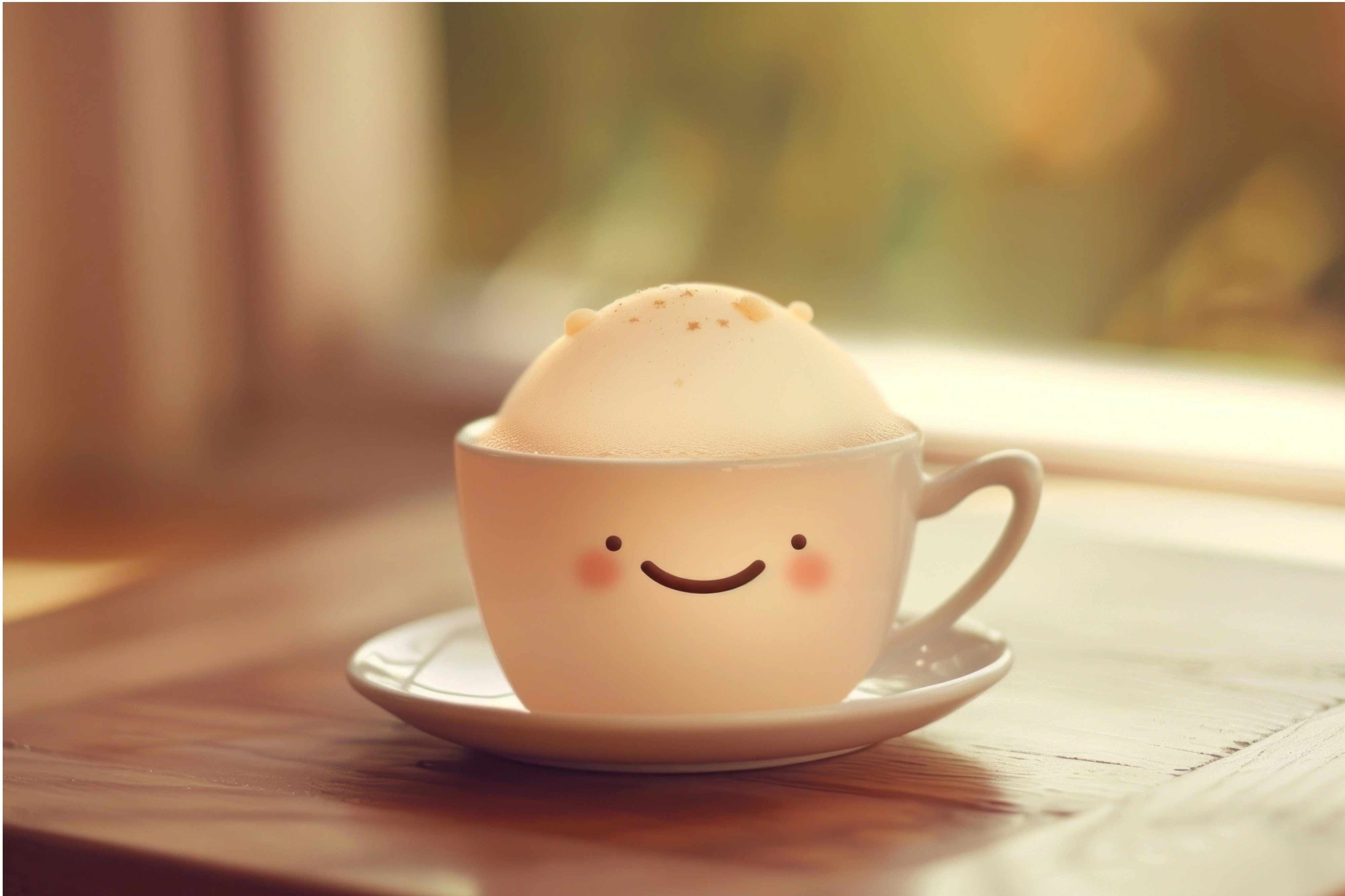 Cappuccino in Smiling Cup Welcomes You to Fin Friday’s Blog