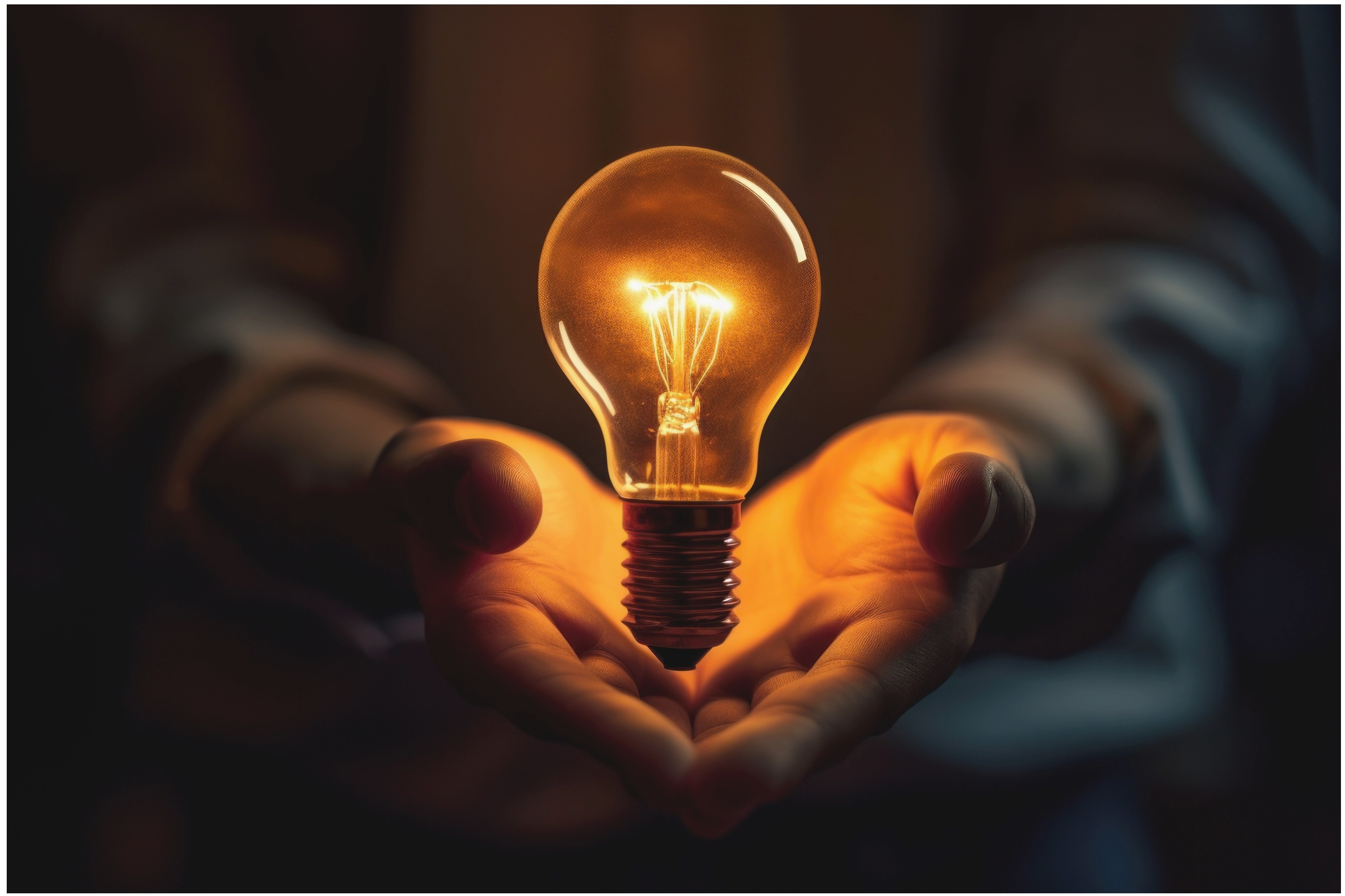 Light Bulb Symbolizes World Changing Ideas