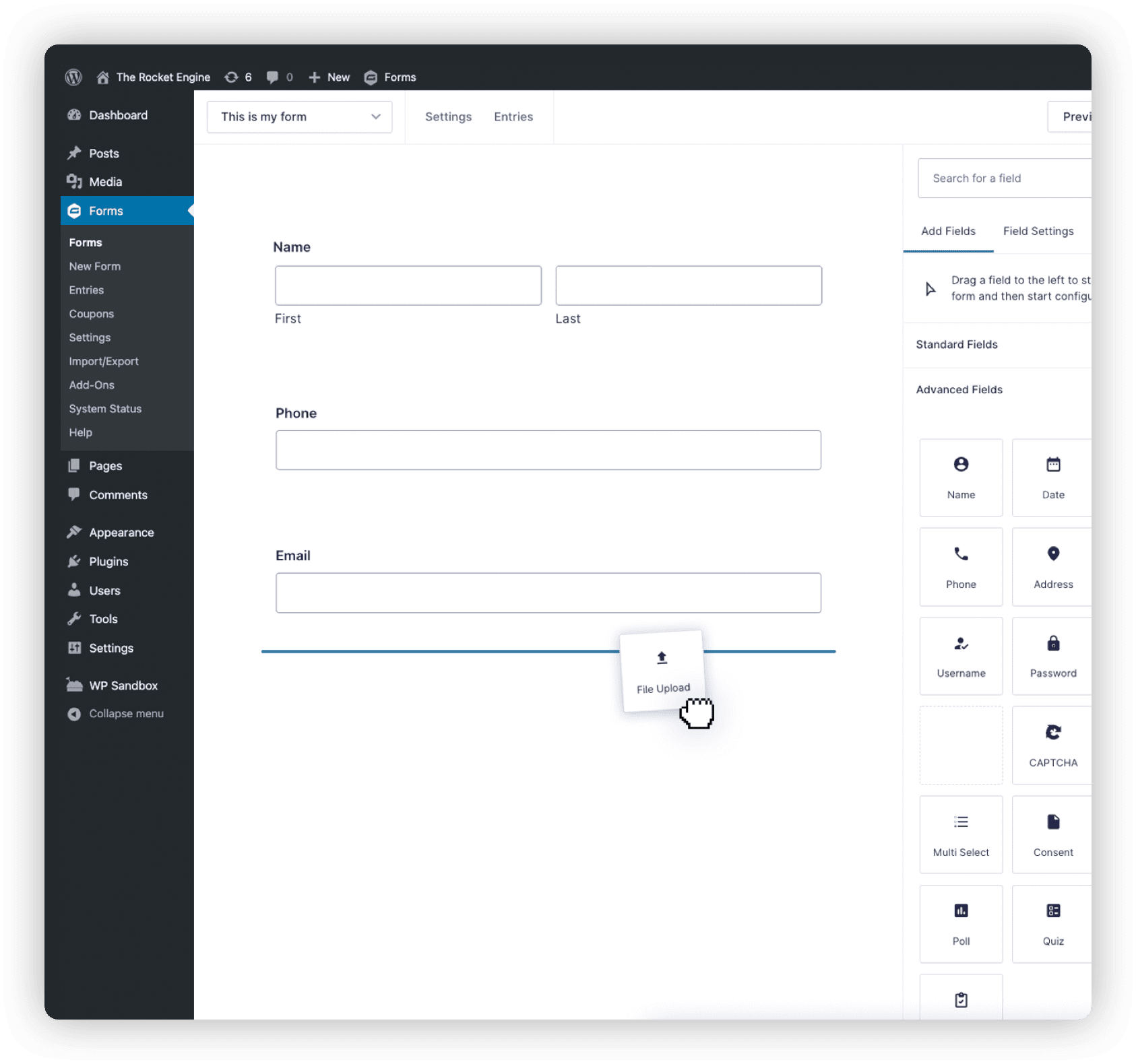 Gravity Forms hook to ban a specific email address