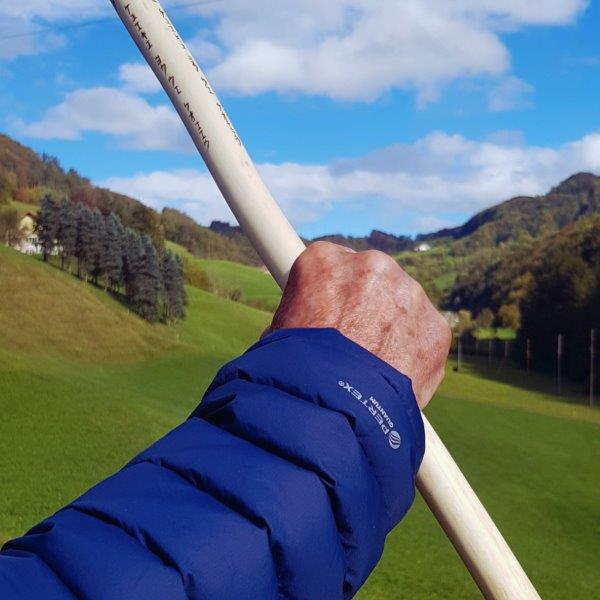 Haselnusswanderstock