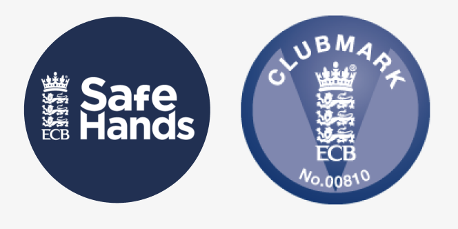 ECB Safe Hands and the ECB Clubmark No 00810 logos