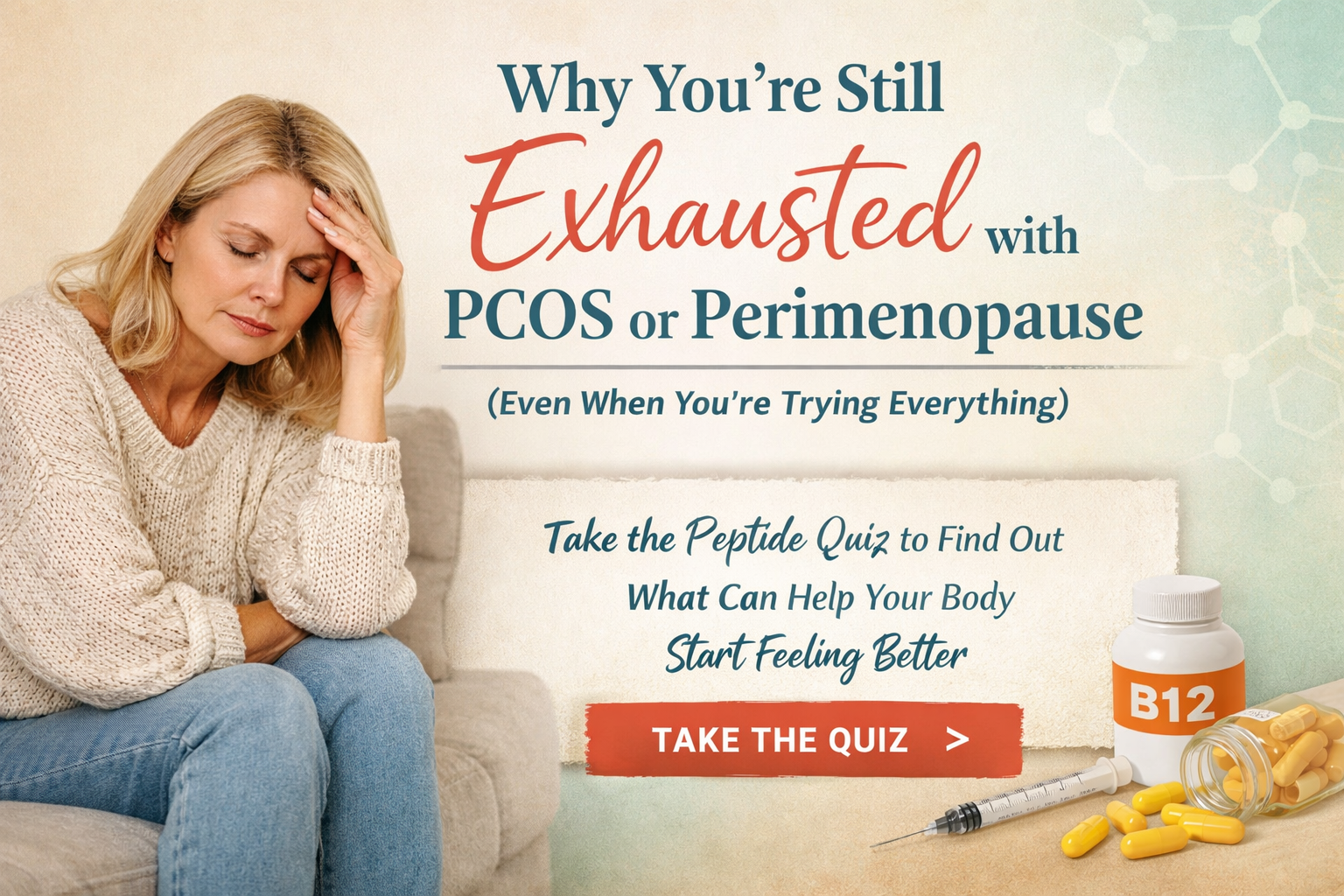 Why You’re Exhausted with PCOS or Perimenopause (And What Your Body Might Be Missing)