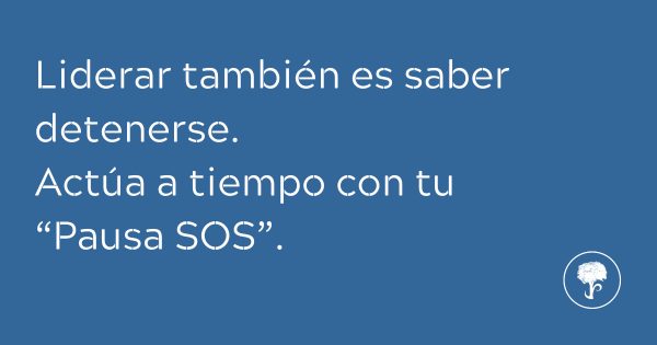 Haz una pausa antes de que el cuerpo te obligue a hacerlo