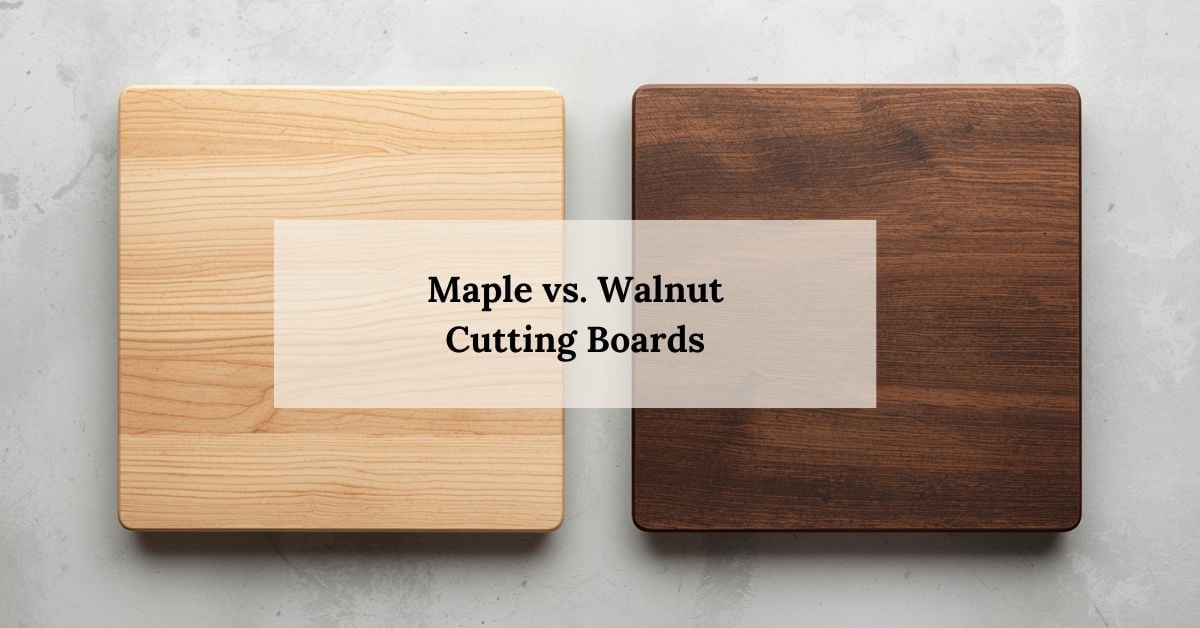Maple vs. Walnut Cutting Boards: The Complete Decision Guide