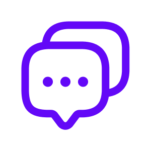 Ikonka czatu z wirtualnym nauczycielem