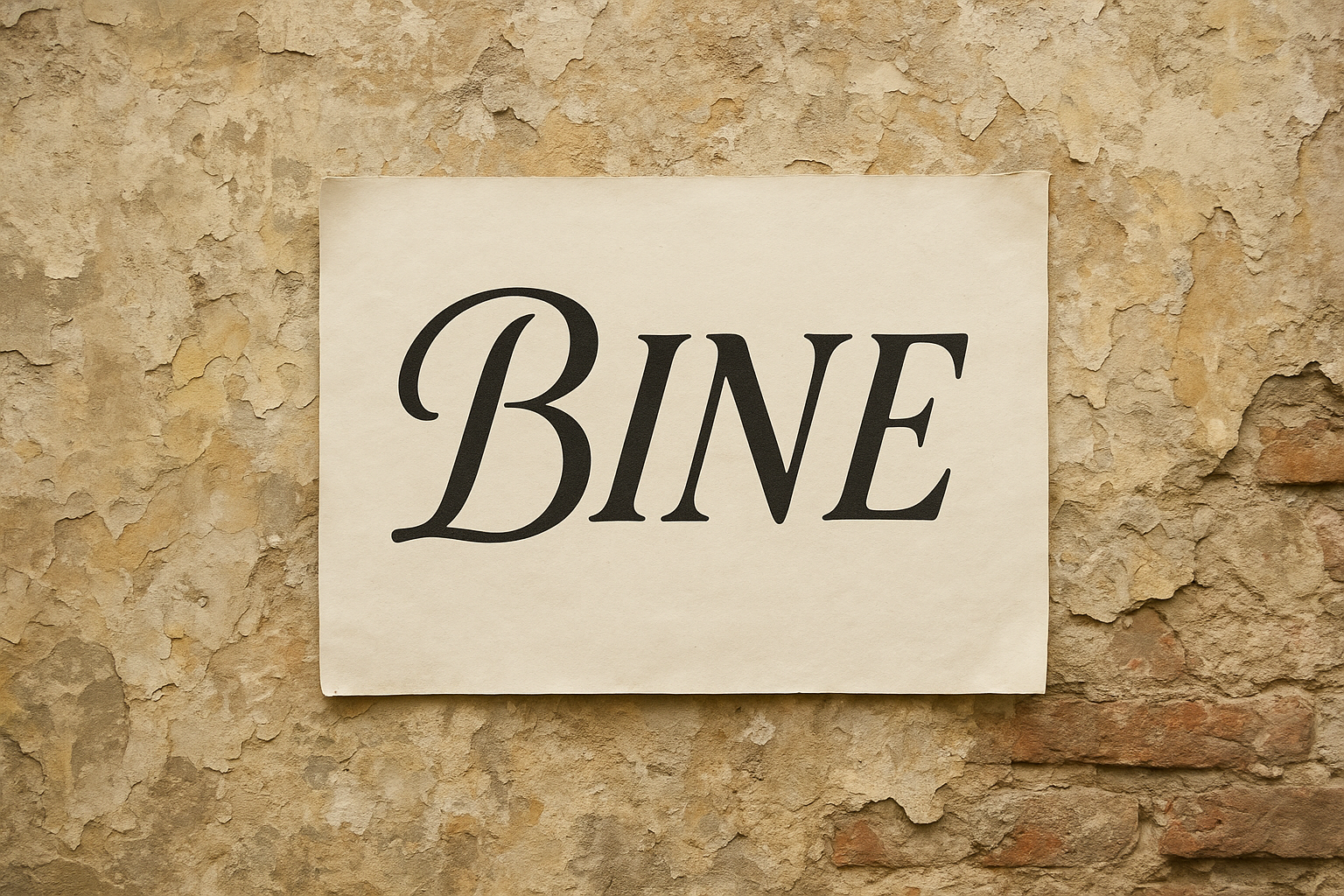 Un singur cuvânt: BINE!