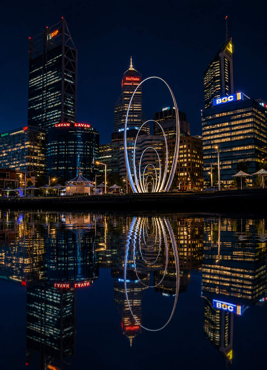 Professional photo of Elizabeth Quay in Perth