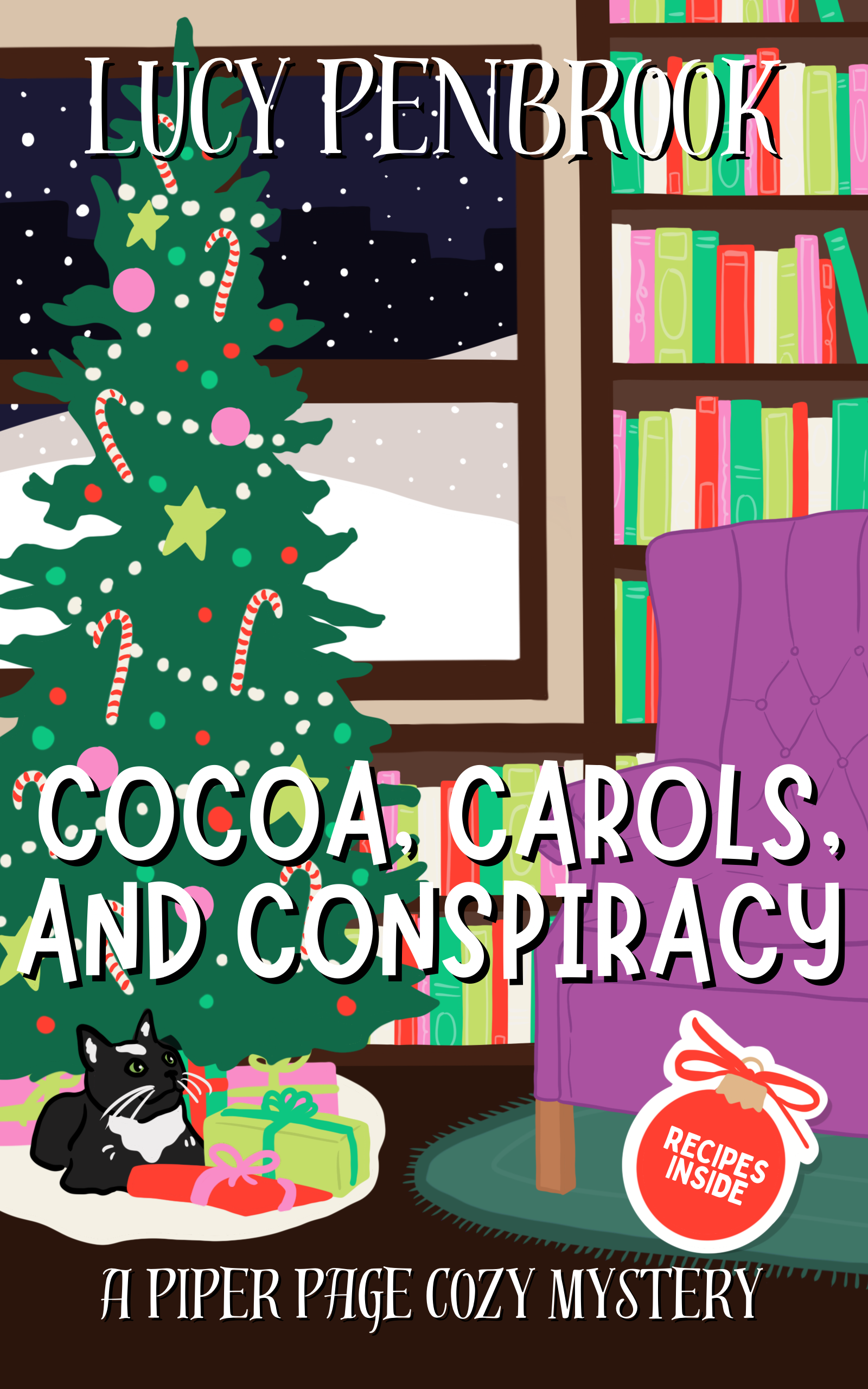 Cocoa, Carols, and Conspiracy — book cover