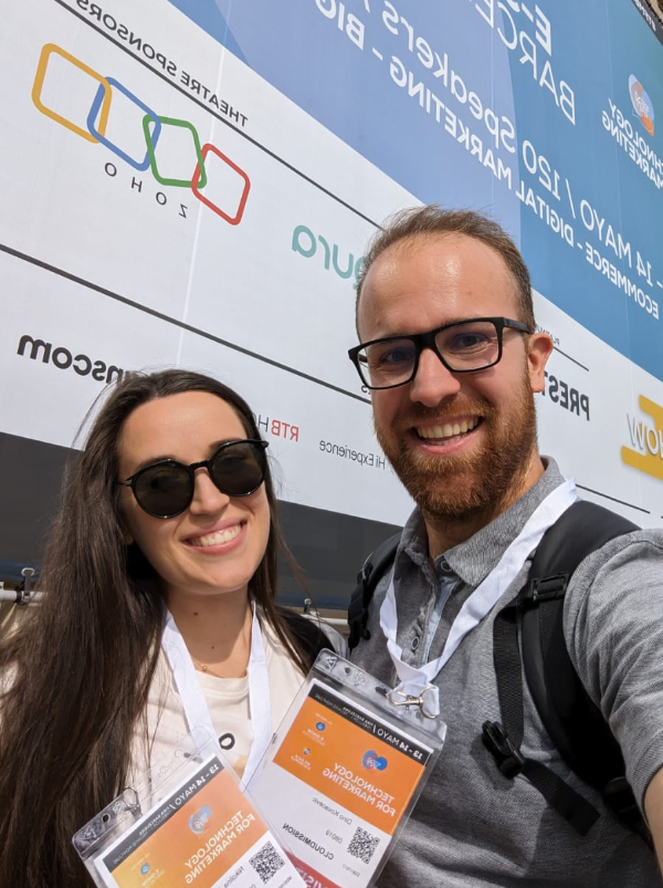 Cloudmission team on the eShow confrence in Barcelona, 2024.