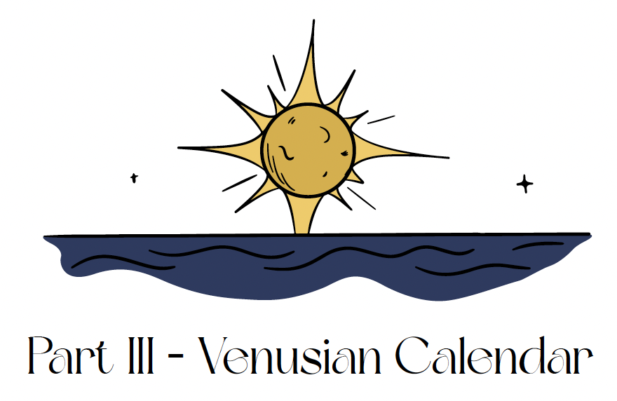 Part 3, Venusian Calendar