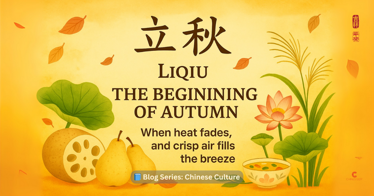 🍂 立秋 Lìqiū – When Autumn Knocks on the Door