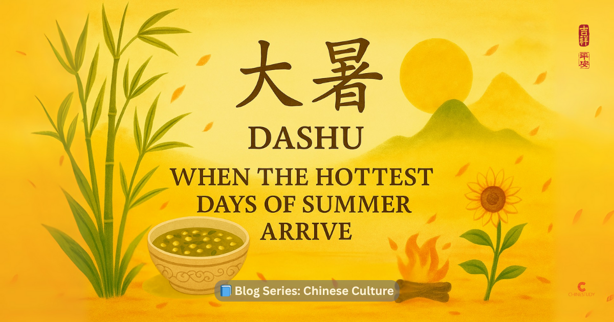 🔥 大暑 Dàshǔ – When Summer Reaches Its Peak
