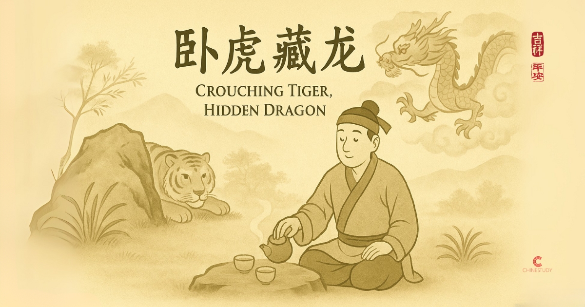 🐯🐉 卧虎藏龙 wò hǔ cáng lóng – Crouching Tiger, Hidden Dragon