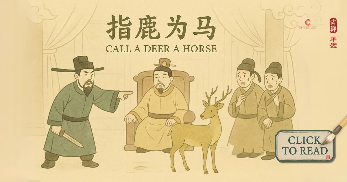 Who Calls a Deer a Horse? 👑 This Chinese Idiom Explains