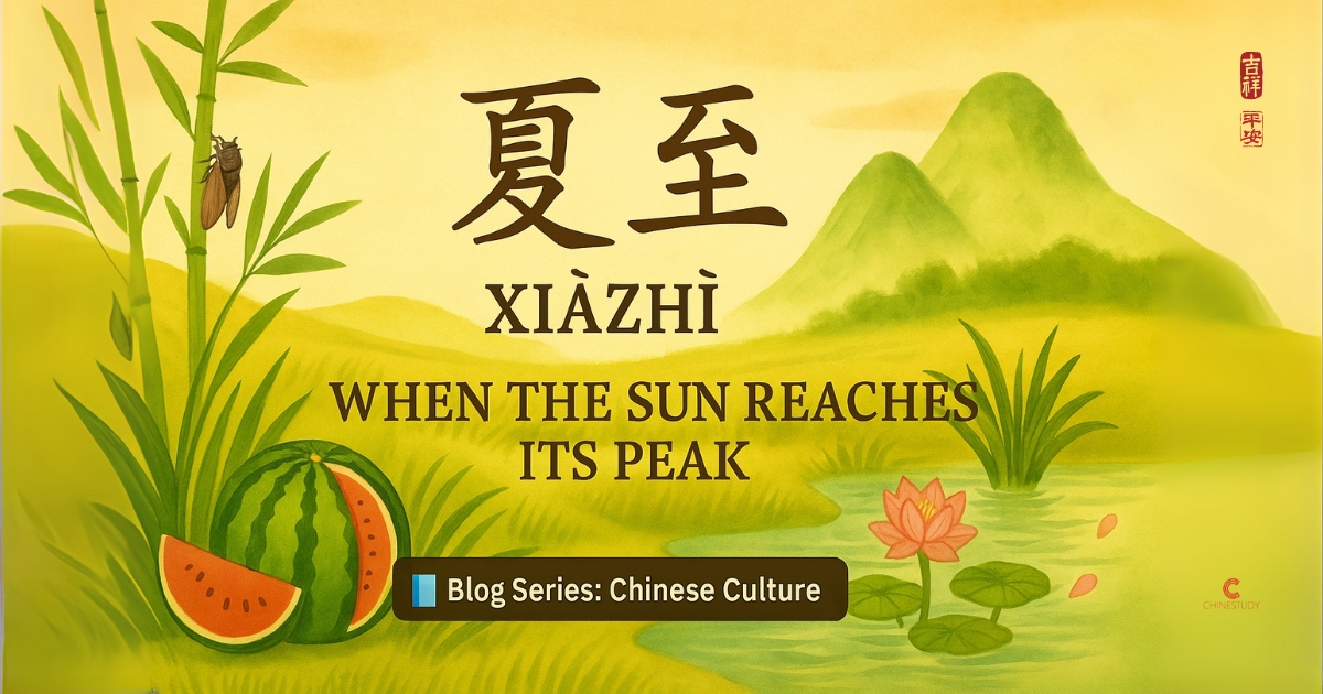 ☀️ 夏至 Xiàzhì – The Longest Day of Sunlight and Noodles