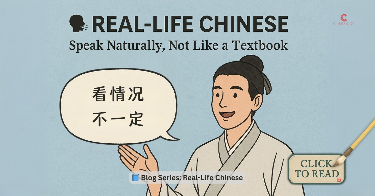 How to Say “It Depends” Naturally in Chinese — Not Just “我不知道”